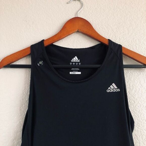 Adidas ClimaCool Black Active Athletic Tank Top M - Picture 3 of 5
